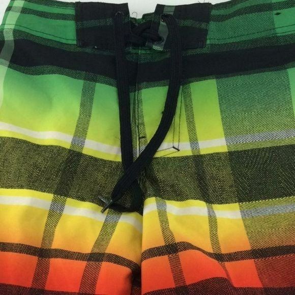 Hang Ten Multicolor Size Small Drawstring Swim Trunks - Picture 3 of 7